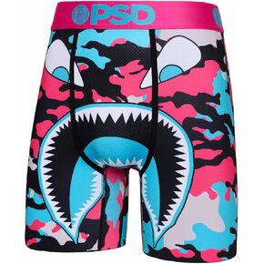 PSD Men's Camo Warfaces 3-Pack Boxer Briefs, Multi, S