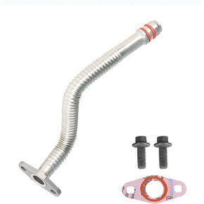 WFLNHB Turbo Oil Return Drain Line Tube Replacement for 2004 2005 2006 2007 5.9L 3970875 5135786AB