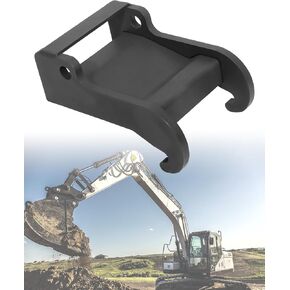 X-Change Coupler Bracket Quick Attach Excavator Bucket Mount Attachment Fit for Bobcat E Series Black-Coating Steel Attach Coupler