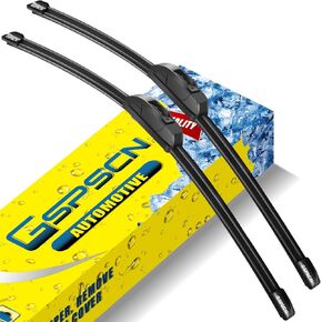 GSPSCN OEM QUALITY 21''+21'' Premium Original Replacement Windshield Wiper Blades,Quiet and Durable Stable High Performance All-Season Auto Wiper Blades for J Hook (Pack of 2)