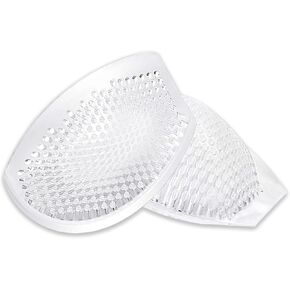 Breathable Silicone Bra Inserts - Waterproof, Reusable Push Up Inserts For Swimsuits - Clear Gel Breast Enhancers for A/B/C Cup