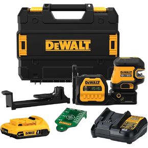 DEWALT 20V/12V MAX Laser Level, Cross Line Laser, Green, Bare Tool Only (DCLE34020GB)