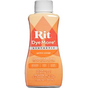 Rit DyeMore Liquid Dye, Apricot Orange 7 Fl Oz (Pack of 1)