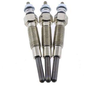 ZTUOAUMA 3X Glow Plugs 32A66-03102 32A66-03101 32A66-03100 for Mitsubishi S3L S3L2 Engine Forklift Compact Tractors