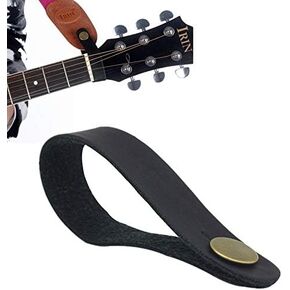 Premium Guitar Strap Lock, Leather Guitar Strap Button, Leather Guitar Neck Strap Button, Guitar Headstock Strap Tie