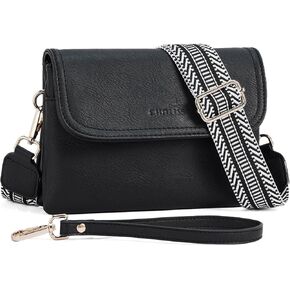 CHOLISS Crossbody Bags for Women, Wristlet Wallets for Women Small Trendy Vegan Leather Phone Purse Handbag for Travel Casual