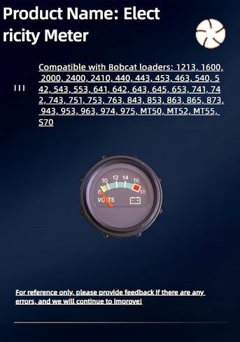 6669664 الفولتميتر، لبوبكات 440 453 463 540 542 543B 553 641 642 643 645 653 741 742 743 751 1212 1600 2000 1212 1600 2000 2400 2410 المحرك. in Kuwait