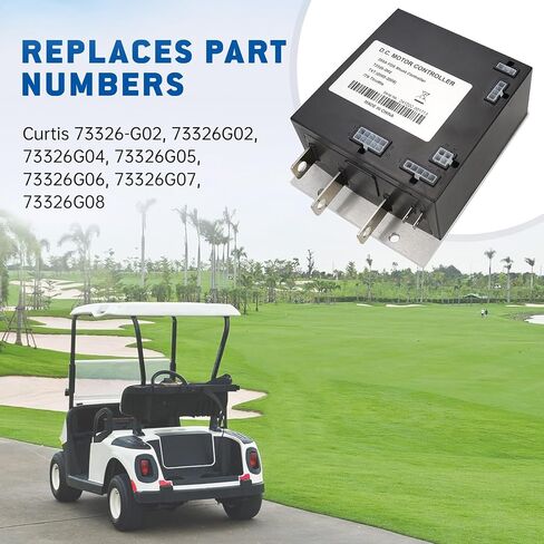 USTAR 73326-G02 36V 350A وحدة تحكم محرك عربة الجولف المتوافقة مع 2000-2009 EZGO TXT PDS Shunt Controller يستبدل # 73326G02 73326G04 73326G05 73326G06 73326G07 73326G08 in Kuwait