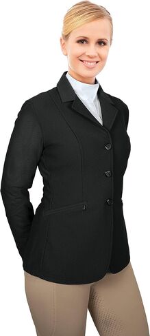 Ovation Child's Ribbed Suede Black Half Chap in Saudi Arabia