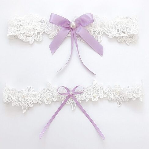 النساء الزفاف Bridals الدانتيل الرباط الساق الرباط الحزام مع Bowknot JW21 in Saudi Arabia