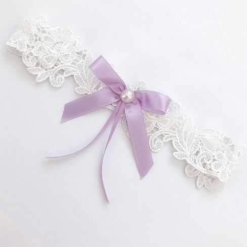 النساء الزفاف Bridals الدانتيل الرباط الساق الرباط الحزام مع Bowknot JW21 in Saudi Arabia