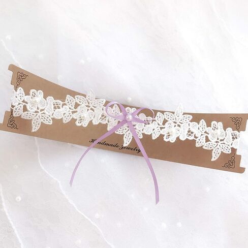النساء الزفاف Bridals الدانتيل الرباط الساق الرباط الحزام مع Bowknot JW21 in Saudi Arabia