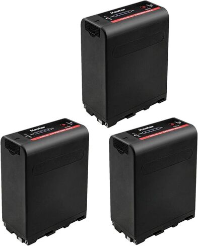 Kastar NP-F990EXP بطارية بديلة لسوني NP-F330 NP-F550 NP-F570 NP-F730 NP-F750 NP-F770 NP-F780 NP-F930 NP-F950 NP-F960 NP-F970 NP-F970Pro NP-F980 بطارية NP-F990 NP-F990Pro NP-F990Exp in Kuwait