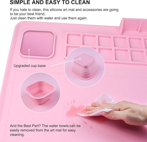 لوحة رسم من السيليكون للاطفال، لوحة رسم على شكل بطة مرسومة مصنوعة يدويا وقابلة للمسح والغسل، لوحة رسم فنية من السيليكون in Kuwait