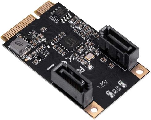 IO CREST 2 Ports SATA III 6gb/s to M.2 NGFF A Key + E Key A+E Key 22x30 2230 mm JMicron JMB582 in Saudi Arabia