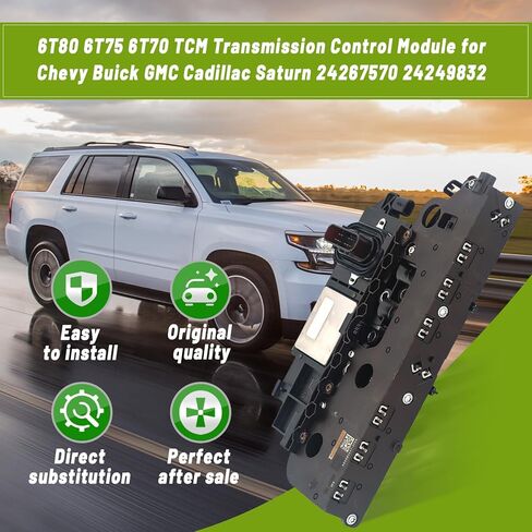 وحدة التحكم في ناقل الحركة 6T80/6T75/6T70 TCM المتوافقة مع 2008-2017 Buick Enclave/Regal، 2013-2019 كاديلاك SRX/XTS، 2008-2017 Chevy Equinox/Traverse، 2007-2017 GMC Acadia/Terrain 24267570 24249832 in Kuwait