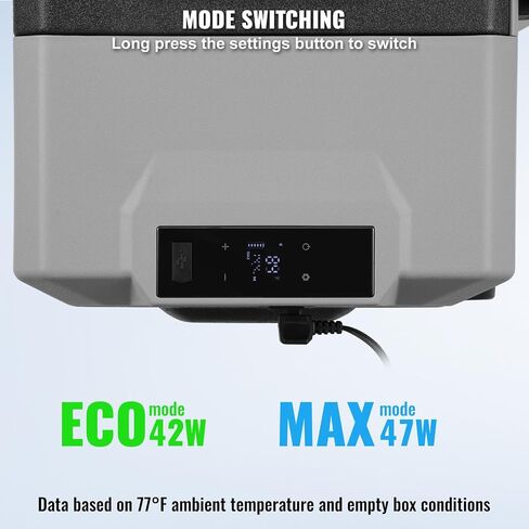 VEVOR Car Refrigerator, 12 Volt Car Refrigerator Fridge, 30 L Single Zone Portable Freezer with Wheels and Handle, -4℉-68℉, 12/24V DC and 100-240V AC Compressor Cooler for Outdoor, Camping in Saudi Arabia