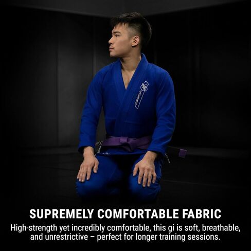 Hayabusa BJJ Gi - Essential Gold Weave Jiu Jitsu Gi for Men and Women, IBJJF Compliant in Saudi Arabia