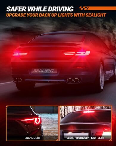 SEALIGHT 3157 LED Bulb for Backup Lights 3047 3457 3056 3057 LED Car Bulbs for Reverse Light Bulbs 6000K White, Pack of 2 in Saudi Arabia