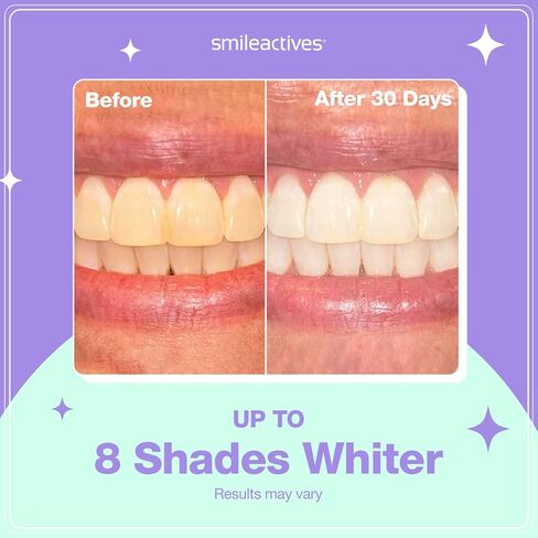 Smileactives Teeth Whitening Products- Ultimate Tooth Whitening & Brightening Duo, 30 ml Power Whitening Gel and 3.25 ml Tooth Whitening Pen – 30 Day Supply in Kuwait