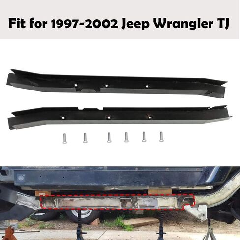 مجموعة إصلاح الصدأ بإطار لوحة انزلاقية مركزية من NIXFACE RH LH مناسبة لسيارة جيب رانجلر TJ 1997-2002... in Kuwait