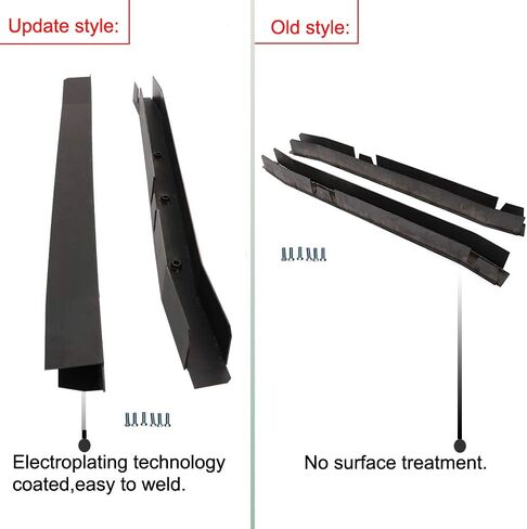 مجموعة إصلاح الصدأ بإطار لوحة انزلاقية مركزية من NIXFACE RH LH مناسبة لسيارة جيب رانجلر TJ 1997-2002... in Kuwait