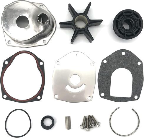 817275A09 Outboard Water Pump Impeller Repair Kit For Mercury Mariner 135 150 175 200 225 250 275 300 HP Verado DFI Pro XS 2/4-Stroke Sierra 18-3407 135HP 150HP 175HP 200HP 225HP 250HP 275HP 300HP in Saudi Arabia