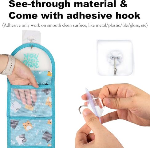 Hanging Locker Organizer for Narrow Locker, 2 Pcs Multipurpose Hanging Storage Organization for Wood Locker, Closet Over The Door Hanging Storage, Perfect for Travel, Office, and School, Blue in Saudi Arabia