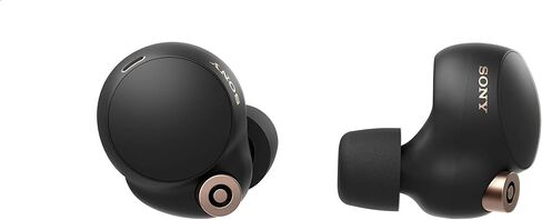 Sony Truly Wireless Noise Cancelling Headphone - Optimised for Alexa and Google Assistant - with Built-in mic for Calls - Bluetooth Connection - WF-1000XM4S.CE7 - Limited Edition - Silver/Gold in Saudi Arabia
