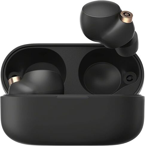 Sony Truly Wireless Noise Cancelling Headphone - Optimised for Alexa and Google Assistant - with Built-in mic for Calls - Bluetooth Connection - WF-1000XM4S.CE7 - Limited Edition - Silver/Gold in Saudi Arabia