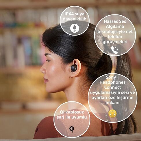 Sony Truly Wireless Noise Cancelling Headphone - Optimised for Alexa and Google Assistant - with Built-in mic for Calls - Bluetooth Connection - WF-1000XM4S.CE7 - Limited Edition - Silver/Gold in Saudi Arabia