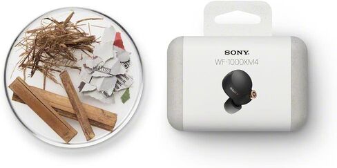 Sony Truly Wireless Noise Cancelling Headphone - Optimised for Alexa and Google Assistant - with Built-in mic for Calls - Bluetooth Connection - WF-1000XM4S.CE7 - Limited Edition - Silver/Gold in Saudi Arabia