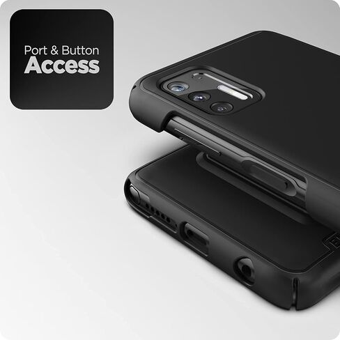 Encased Moto G Power 2021 Belt Case with Metal Kickstand (Slimline Series) Ultra Thin Cover with Holster Clip (for Motorola G Power 2021 ONLY) in Kuwait