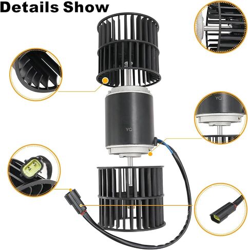 استبدال محرك منفاخ مكيف الهواء 24 فولت متوافق مع حفارة فولفو EC140 EC160 EC210 EC240 EC290 14576774 14514331 in Saudi Arabia