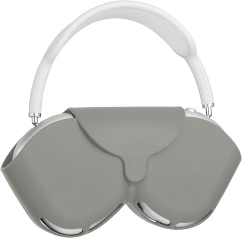 غطاء سيليكون kwmobile متوافق مع حامل حافظة Apple Airpods Max لسماعات الرأس فوق الأذن - وردي مترب in Kuwait