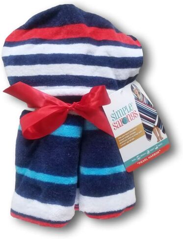 كي ويست بالمز - منشفة شاطئ بغطاء للرأس للأطفال وملابس سباحة بأزرار in Kuwait