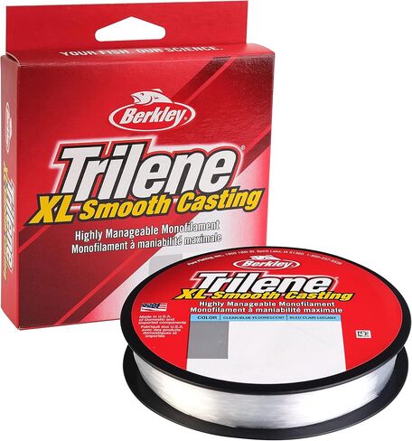 Berkley Trilene® XL®, Fluorescent Clear/Blue, 6lb | 2.7kg, 110yd | 100m Monofilament Fishing Line, Suitable for Freshwater Environments in Saudi Arabia