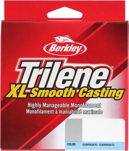 Berkley Trilene® XL®, Fluorescent Clear/Blue, 6lb | 2.7kg, 110yd | 100m Monofilament Fishing Line, Suitable for Freshwater Environments in Saudi Arabia