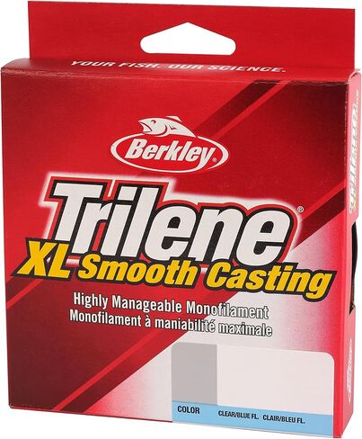 Berkley Trilene® XL®, Fluorescent Clear/Blue, 6lb | 2.7kg, 110yd | 100m Monofilament Fishing Line, Suitable for Freshwater Environments in Saudi Arabia
