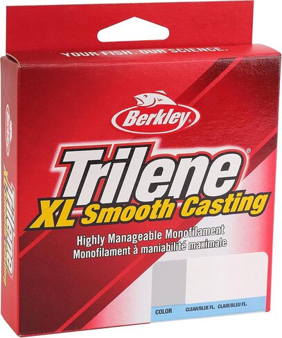 Berkley Trilene® XL®, Fluorescent Clear/Blue, 6lb | 2.7kg, 110yd | 100m Monofilament Fishing Line, Suitable for Freshwater Environments in Saudi Arabia