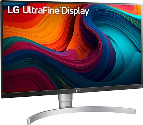 شاشة ألعاب فري سينك من إل جي 27UK650-W مقاس 27 بوصة 4 كيه الترا اتش دي (3840x2160) IPS HDR10 350 cd/m2 فري سينك in Saudi Arabia
