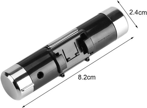 LCD Display Digital Clip on Car Clock Thermometer Temperature Meter Gauge Automotive Mini Clock Monitor with Backlight for Truck Car(Blue Backlight) in Kuwait