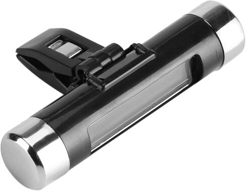 LCD Display Digital Clip on Car Clock Thermometer Temperature Meter Gauge Automotive Mini Clock Monitor with Backlight for Truck Car(Blue Backlight) in Kuwait