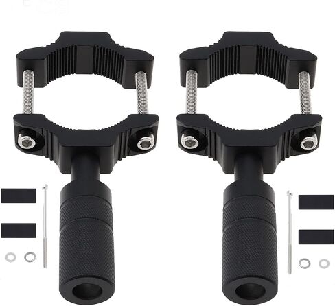 Multifunctional Light Mount Bracket for Motorcycle Scooter ATV UTV Installing Spotlights Running Lights, Bumper Fork Headlight Expansion Bracket (2, 18MM-30MM) in Saudi Arabia