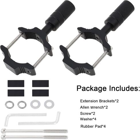Multifunctional Light Mount Bracket for Motorcycle Scooter ATV UTV Installing Spotlights Running Lights, Bumper Fork Headlight Expansion Bracket (2, 18MM-30MM) in Saudi Arabia