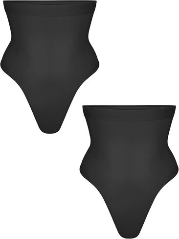 Shapewear Tummy Control Thong for Women High Waisted Seamless Shaping Panties Body Shaper Underwear Shorts in Saudi Arabia