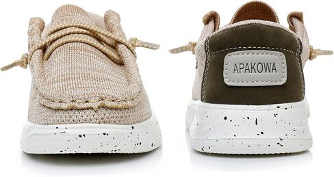 Apakowa Boys Loafers Slip On Shoes Girls Casual Boat Shoes (Toddler/Little Kid/Big Kid) in Saudi Arabia