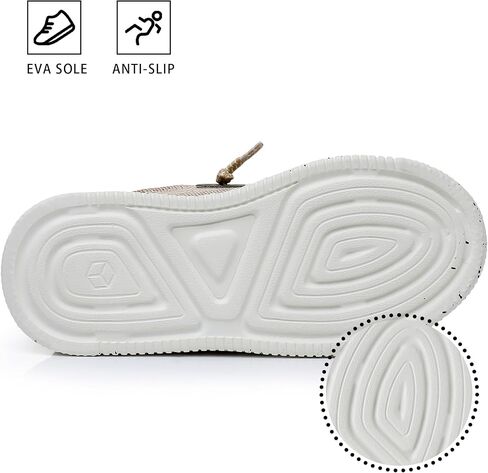 Apakowa Boys Loafers Slip On Shoes Girls Casual Boat Shoes (Toddler/Little Kid/Big Kid) in Saudi Arabia