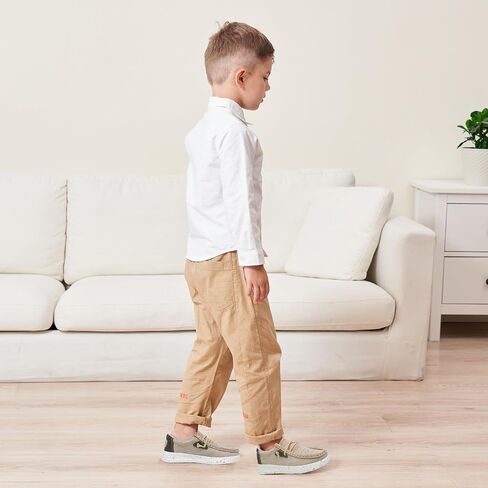 Apakowa Boys Loafers Slip On Shoes Girls Casual Boat Shoes (Toddler/Little Kid/Big Kid) in Saudi Arabia