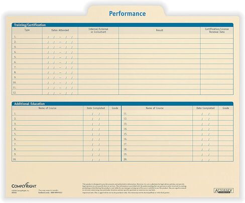 Hiring/Employment Folder | 11.75" x 9.5" | HR and Employee Management | 25-Pack in Kuwait